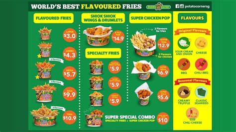 mega potato corner calories|Potato Corner Menu Prices .